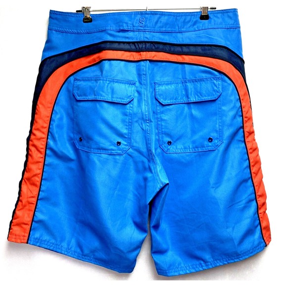 Gear for Sports mens shorts/Swim trunks suit Sz M Blue & Orange Swimming Pool - Picture 3 of 7
